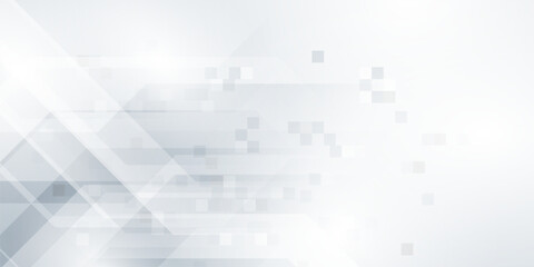 modern white abstract technology background vector illustration
