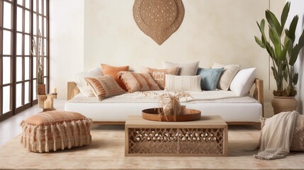 Boho Luxe Elevate bohemian style to new heights with luxurious textiles