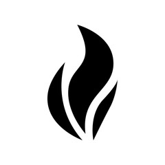 Flame Spirit Icon Vector Logo Design Template