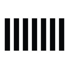 Crosswalk icon. Pedestrian crossing icon. Zebra crossing with white artboard.