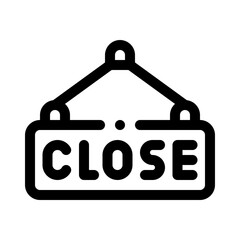 close line icon