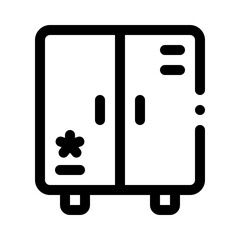 fridge line icon