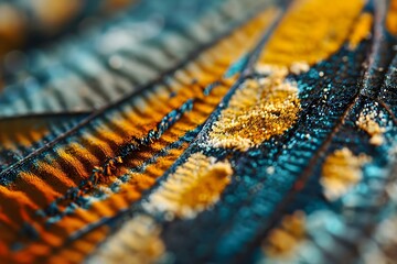 a close up of a colorful pattern on a cloth