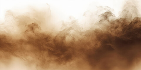 brown smoke cloud on white, brown splash painting on white background, brown powder dust paint brown explosion explode burst isolated splatter abstract.brown smoke or fog particles explosive 