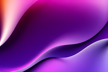 Fluid abstract background with colorful gradient. Abstract purple wave illustration of modern movement.