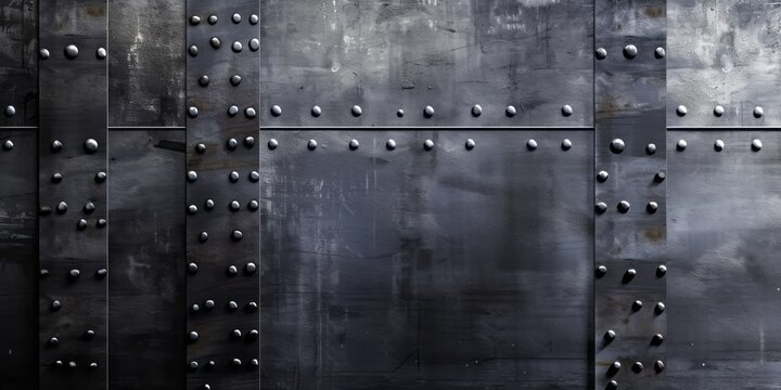 A metal background is presented.