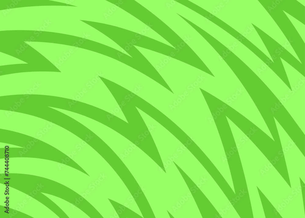 Poster abstract background with seamless curved sharp zigzag line pattern