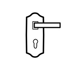 Door Handle With keyhole 