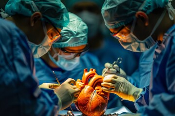 Procedure for open-heart surgery