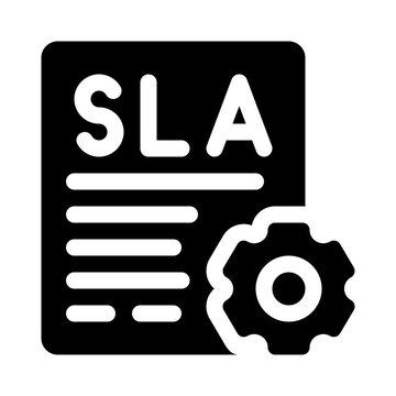 sla glyph icon