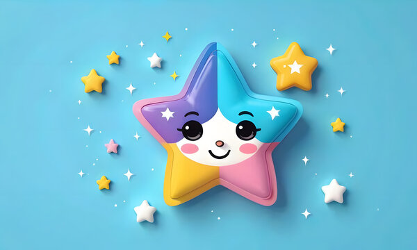 Cute kawaii star 