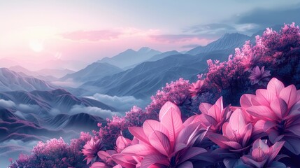 Tranquil Spring Reverie: Abstract Background Infused with Soft Pastel Hues - obrazy, fototapety, plakaty