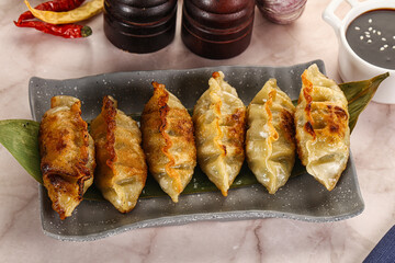 Fried Japanese stuffed dumplings - Gyoza