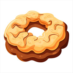 Cookies, confectionery. Vector illustration on a white background