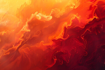 abstract orange flames background - Powered by Adobe