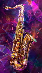 Abstract jazz background