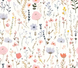 Seamless pattern for fabric pattern, textile design, illustration, and background.