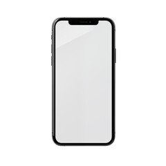 Mobile template isolated on transparent background