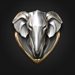silver shine elephant logo 