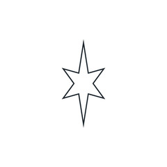 Fototapeta premium icon star abstract illustrator design template