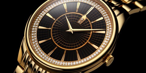 A sophisticated timepiece tailored for the discerning businessman, exuding luxury and refinement