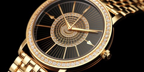 Fototapeta na wymiar Elegant luxury watch