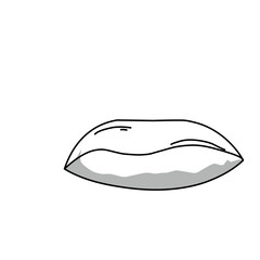 Sketch Vector Illustration Of Pillow 