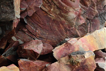 natural pattern of rock at sabang island, Aceh 