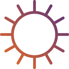 Sun icon