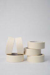 scotch adhesive tape on white background