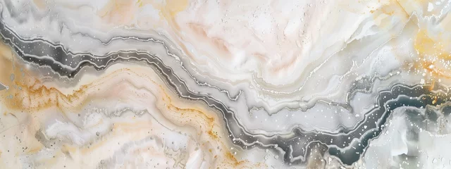 Fototapeten marble material or wall with gold white gray black beige © SYLVIA