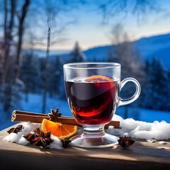 mulled wine with spicesSpicedSpirits, MulledWine, Wine, Spices, Warmth, Comfort, Relaxation, Beverage, Drink, AlcoholicDrink, Aromatic, Flavorful, Festive, Holiday, Tradition, Culture, Winter, Celebra