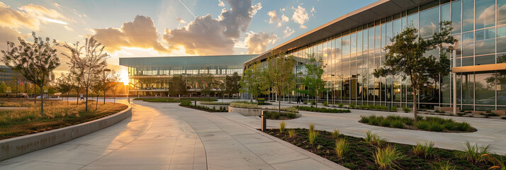Corporate headquarters enterprise office building