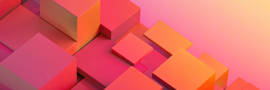 Colorful abstract design with modern shapes and patterns for desktop wallpaper