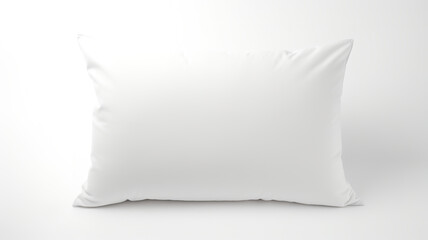 White Pillow interior living luxury isolated on pure white background