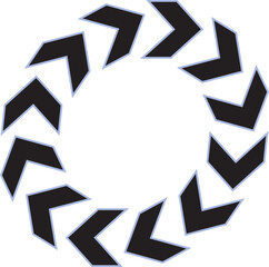 abstract symbols vector icons set