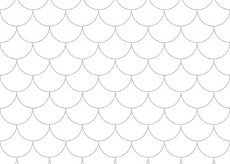 Seamless pattern of fish scales. Fish scale repeating pattern. Skin texture of fish, snake, reptile. PNG © Ksenia
