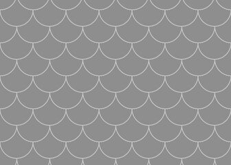 Seamless pattern of fish scales. Fish scale repeating pattern. Skin texture of fish, snake, reptile © Ksenia