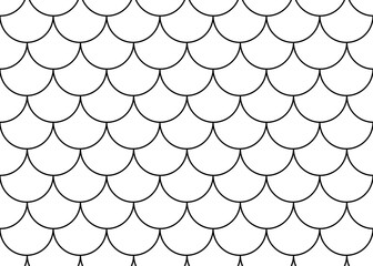 Seamless pattern of fish scales. Fish scale repeating pattern. Skin texture of fish, snake, reptile