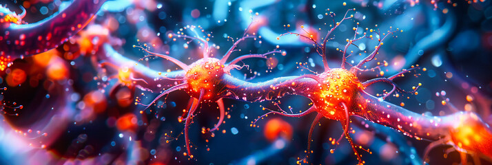 The intricate network of neurons, illustrating the complex beauty of the human mind and the mysteries of neurology