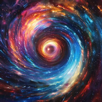 Time warp tunnel pulsates with the energy of a thousand suns in motion