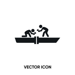 Construction vector icon . Modern, simple flat vector illustration for website or mobile app. Construction worker symbol, logo illustration. Pixel perfect vector graphics	