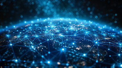 Obraz premium internet, global connection abstract backgound (2)