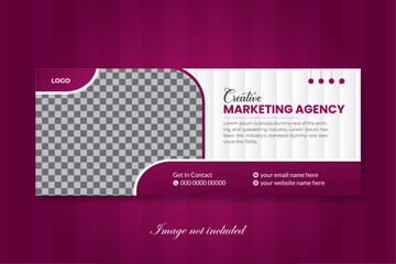 professional business marketing social media facbook cover design - obrazy, fototapety, plakaty