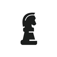 horse chess pieces icon vector element design template