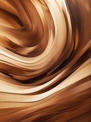 Brown motion blur abstract background from Generative AI