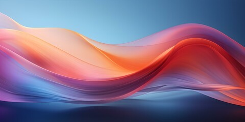 Vibrant waves pulsating through vast expanse in dynamic display of colors. Concept Abstract Art, Colorful Waves, Dynamic Display, Vibrant Expanse, Artistic Expression