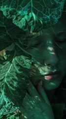 Fototapeta premium green alien planet