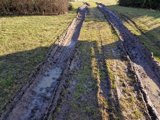 spring rains waterlogged the soil profile and lawns and meadows are mud traps for heavy vehicles....