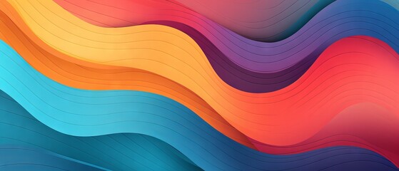 Vibrant Abstract Background: Dynamic Lines and Colors for Creative Projects
